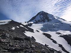 Approaching our campsite