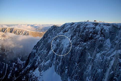 Summit of Ben Nevis, Good Friday Climb and Indicator Wall