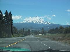 On the road to Mount Hood