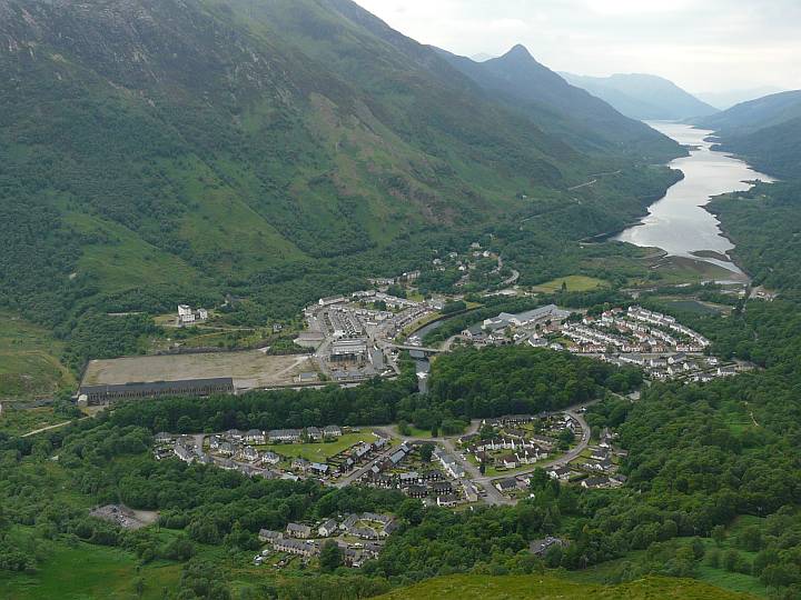 Kinlochleven from Creagan Sgiathan